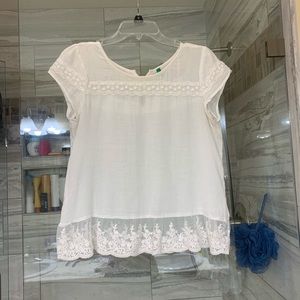 White Lace Top